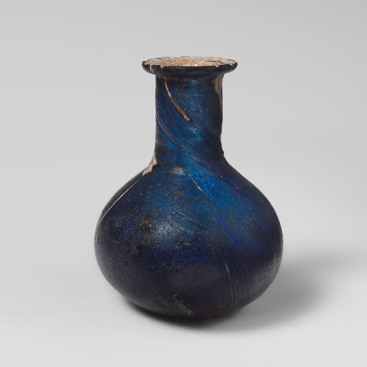 Glass perfume bottle, Glass, Roman 