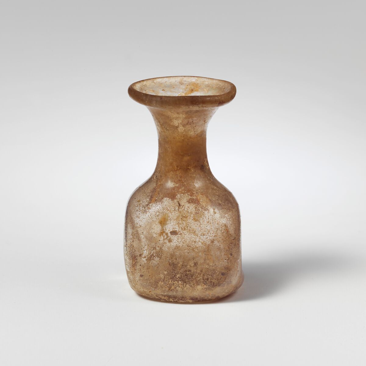 Glass perfume bottle, Glass, Roman 