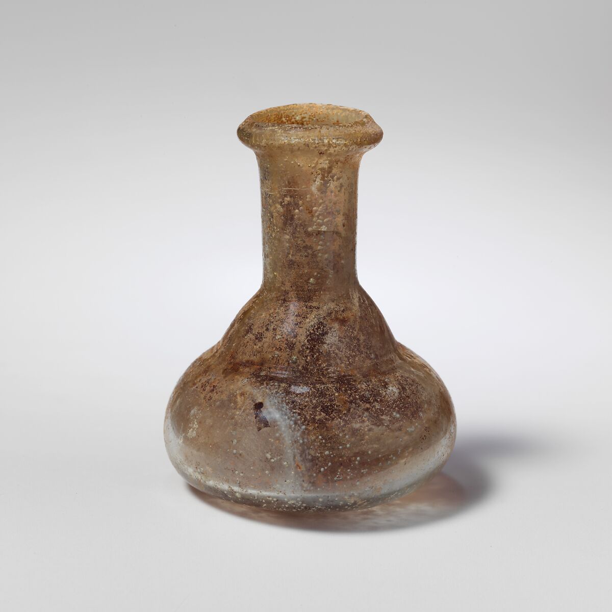 Glass perfume bottle, Glass, Roman 