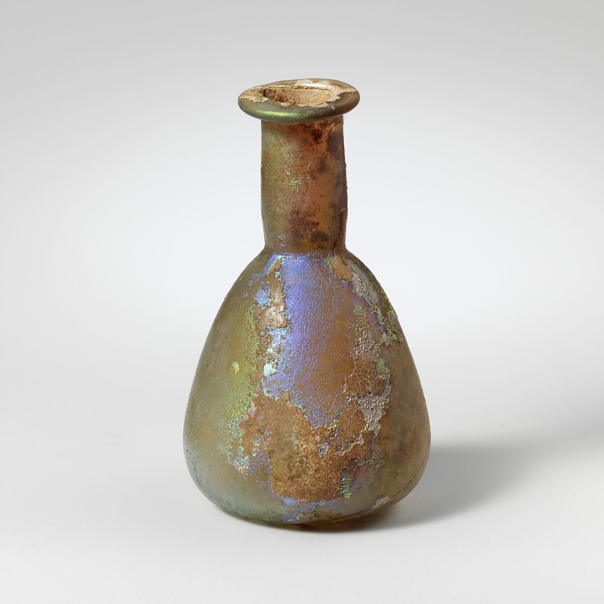 Glass perfume bottle, Glass, Roman 