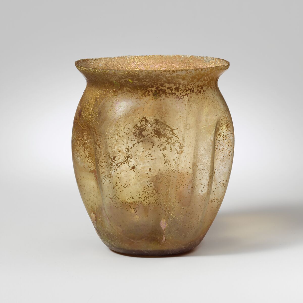 Glass beaker, Glass, Roman 