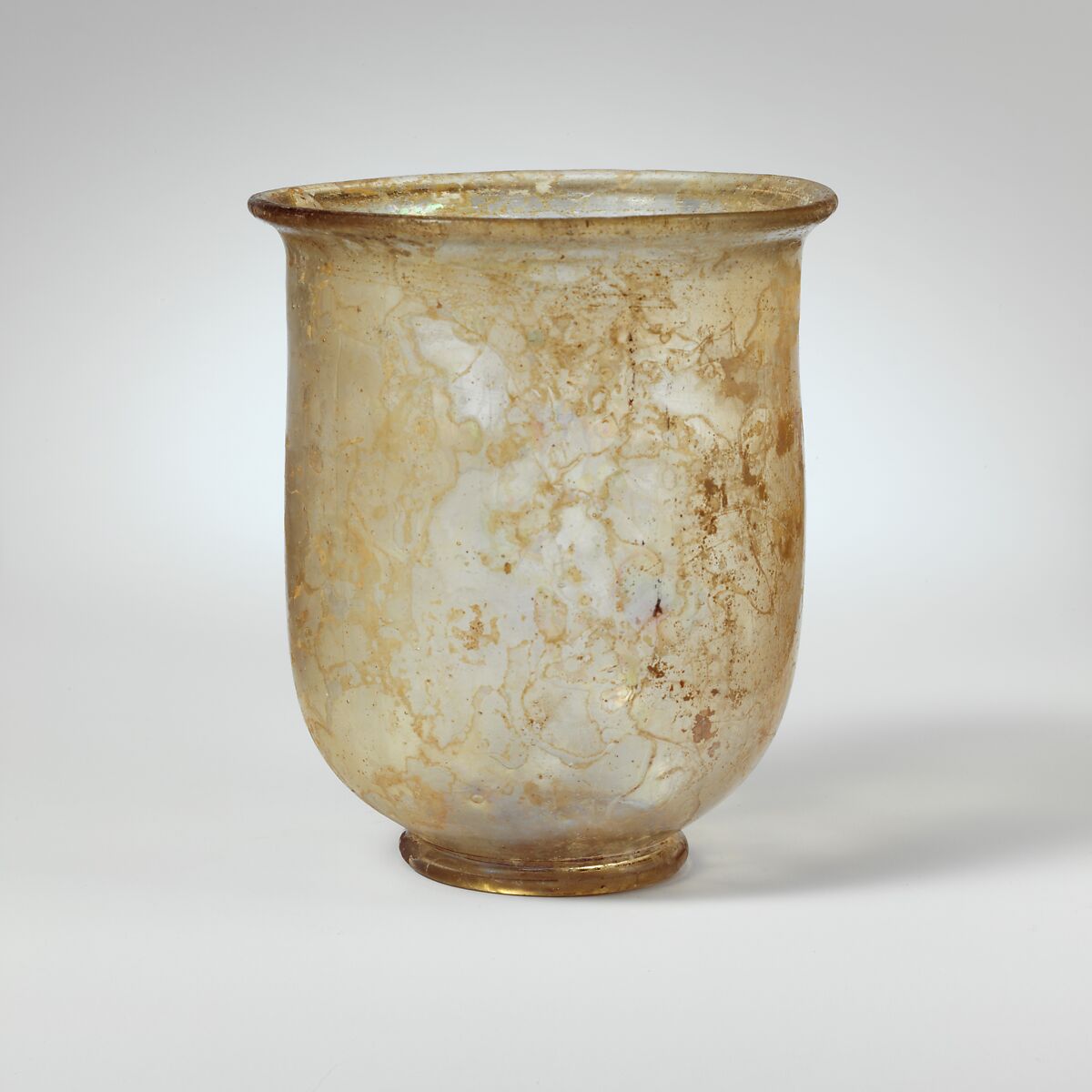 Glass beaker, Glass, Roman 