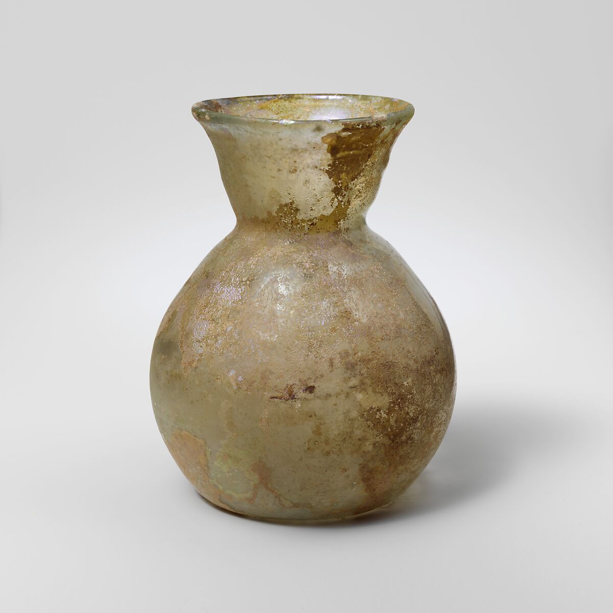 Glass flask, Glass, Roman 