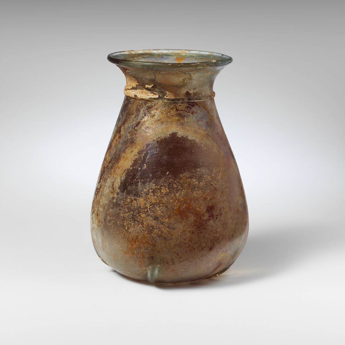 Glass jar, Glass, Roman 