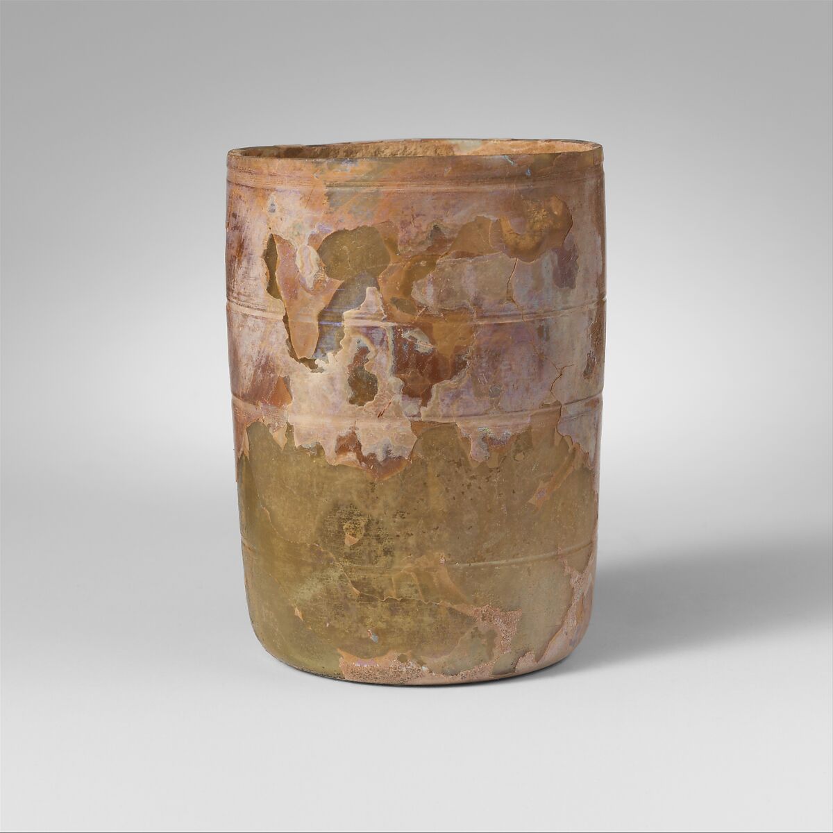 Glass beaker, Glass, Roman 