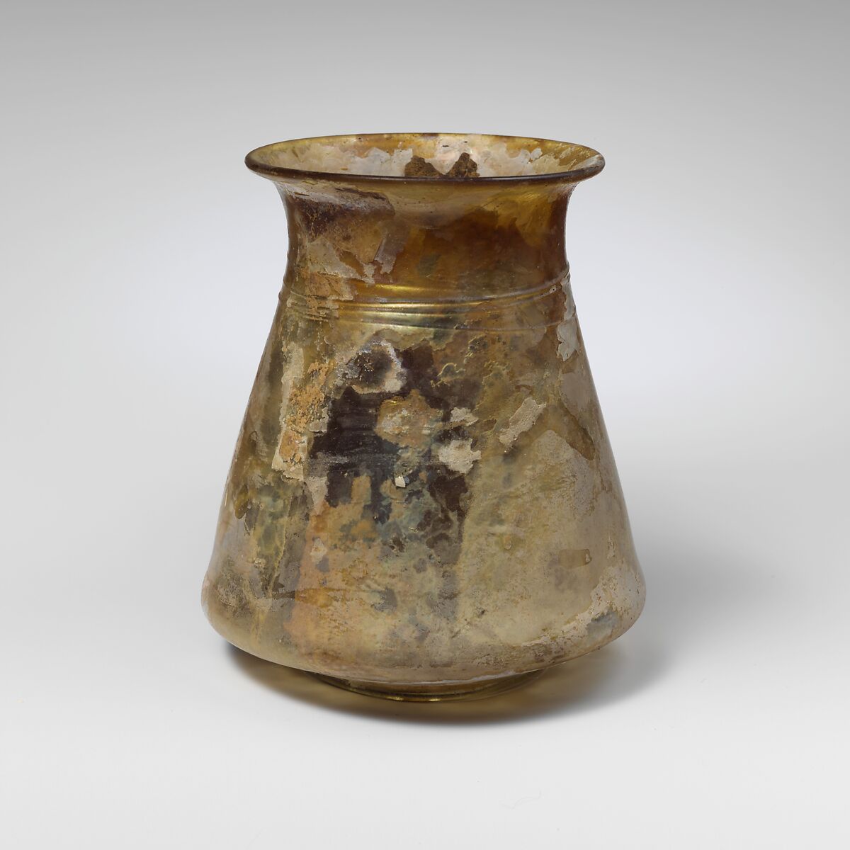 Glass jar, Glass, Roman 