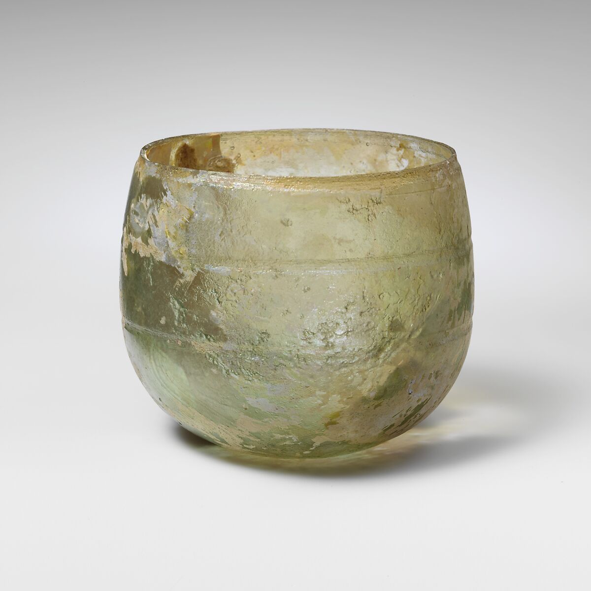 Glass cup, Glass, Roman 