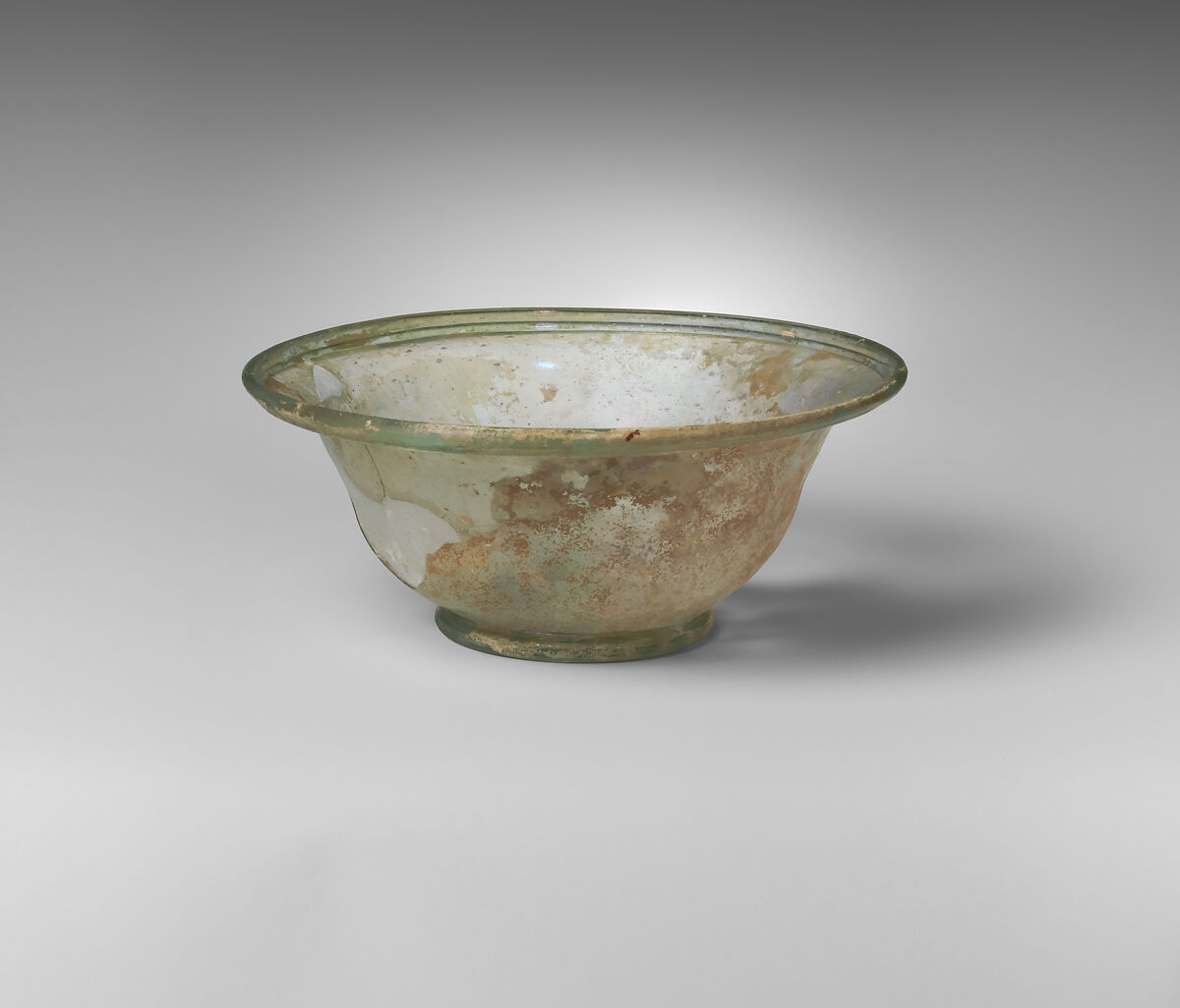 Glass bowl, Glass, Roman