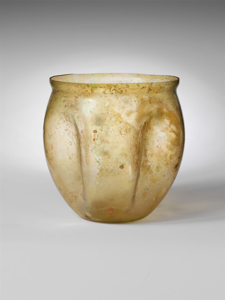 Glass cup, Glass, Roman 