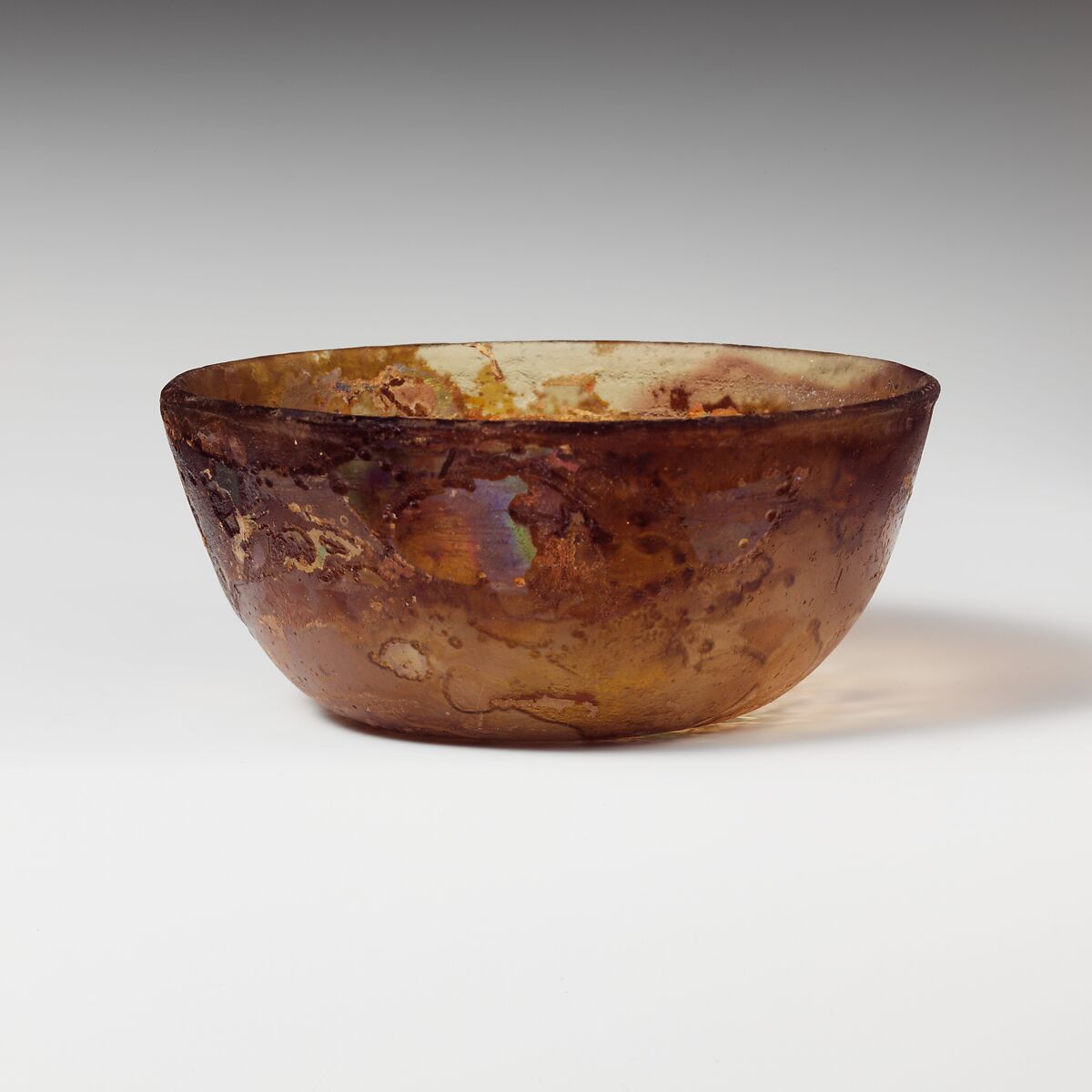 Glass bowl, Glass, Roman