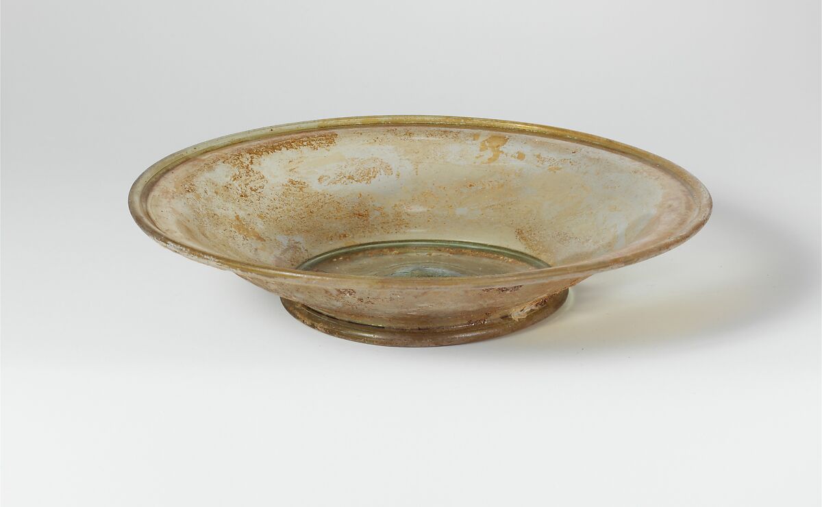 Glass dish, Glass, Roman 