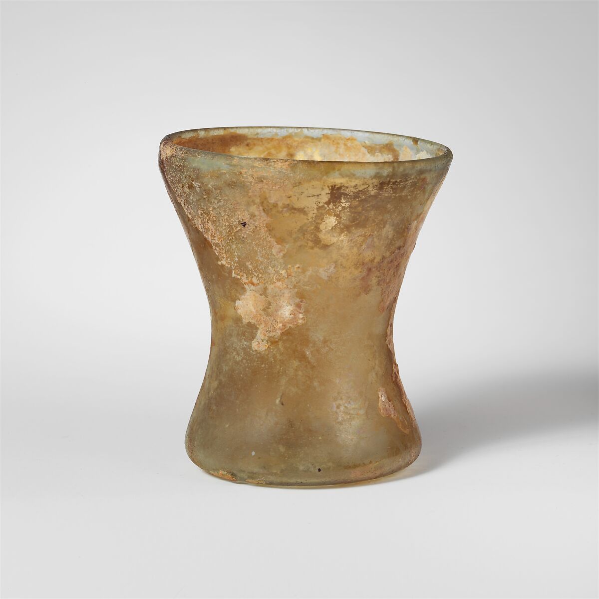 Glass beaker, Glass, Roman 