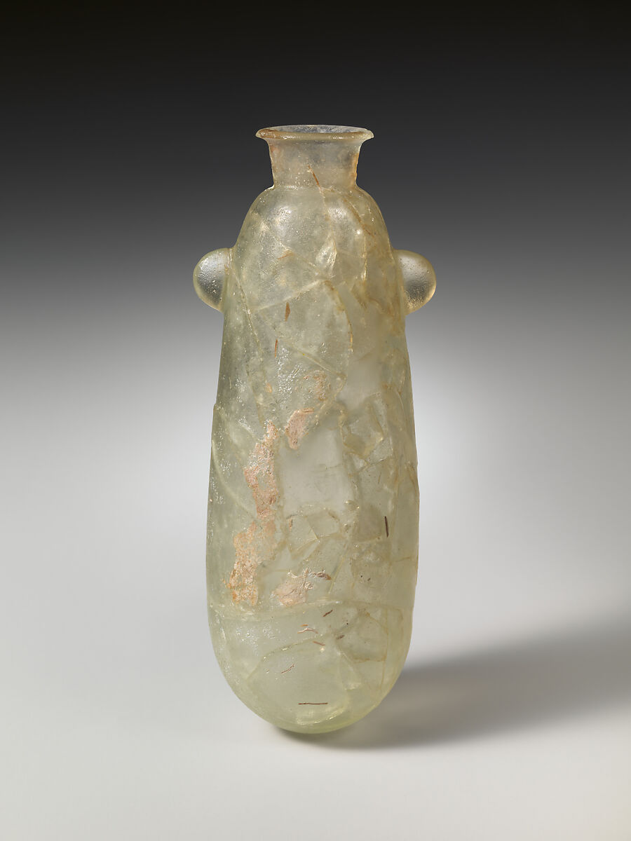 Glass alabastron (perfumebottle), Glass, Probably Phoenician