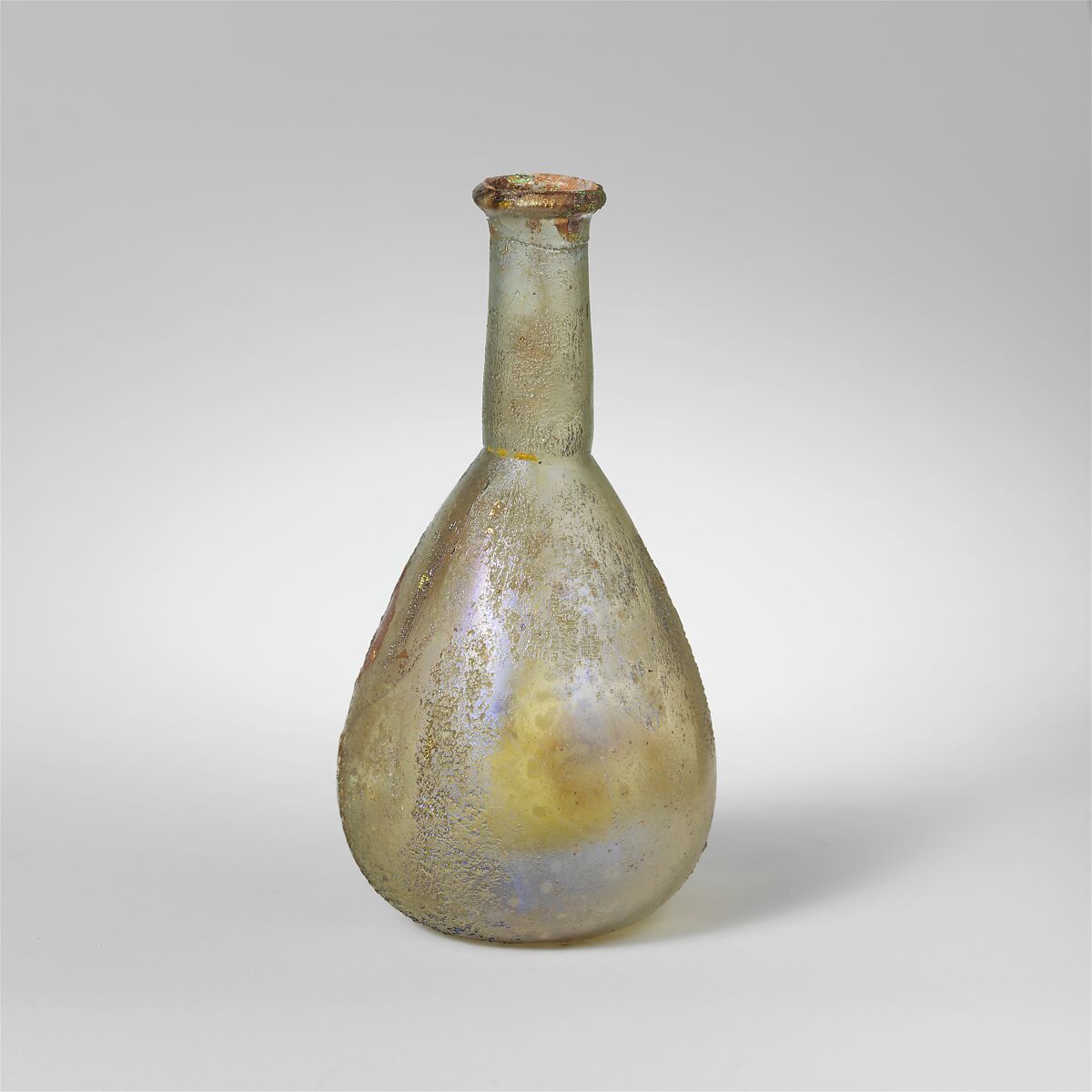 Glass perfume bottle, Glass, Roman 