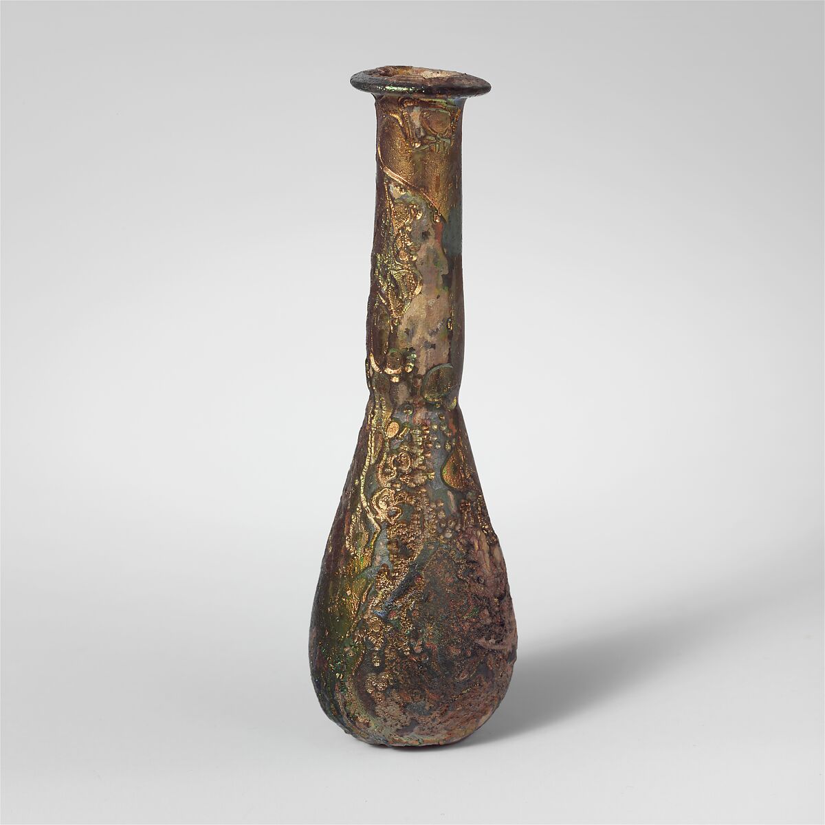 Glass perfume bottle, Glass, Roman 