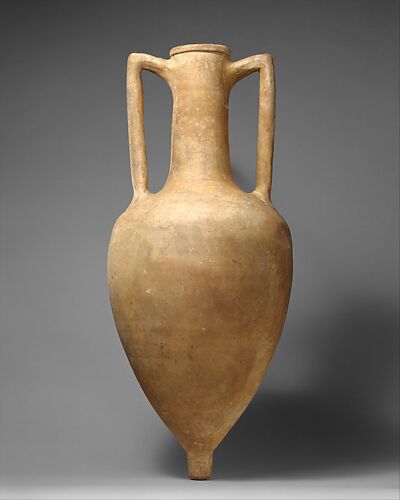 Terracotta transport amphora