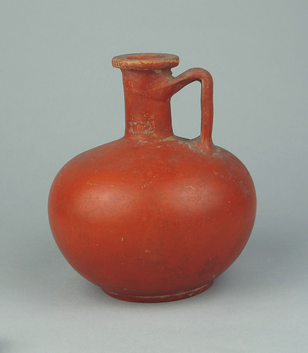 Terracotta jug, Terracotta, Roman 