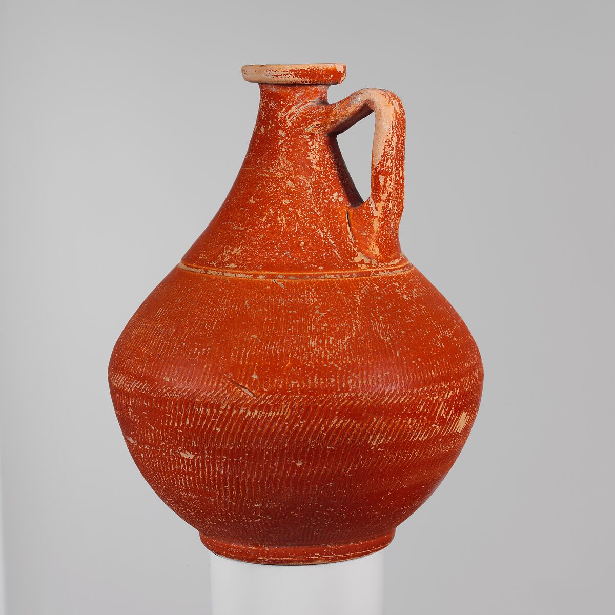 Terracotta jug, Terracotta, Roman 