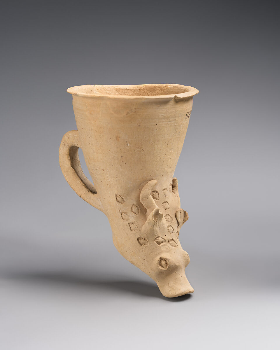 Rhyton, Terracotta, Cypriot