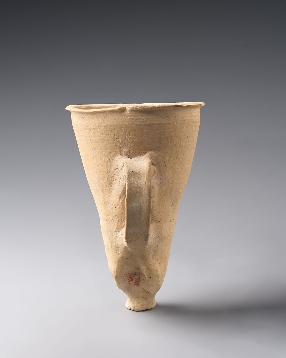 Rhyton, Terracotta, Cypriot