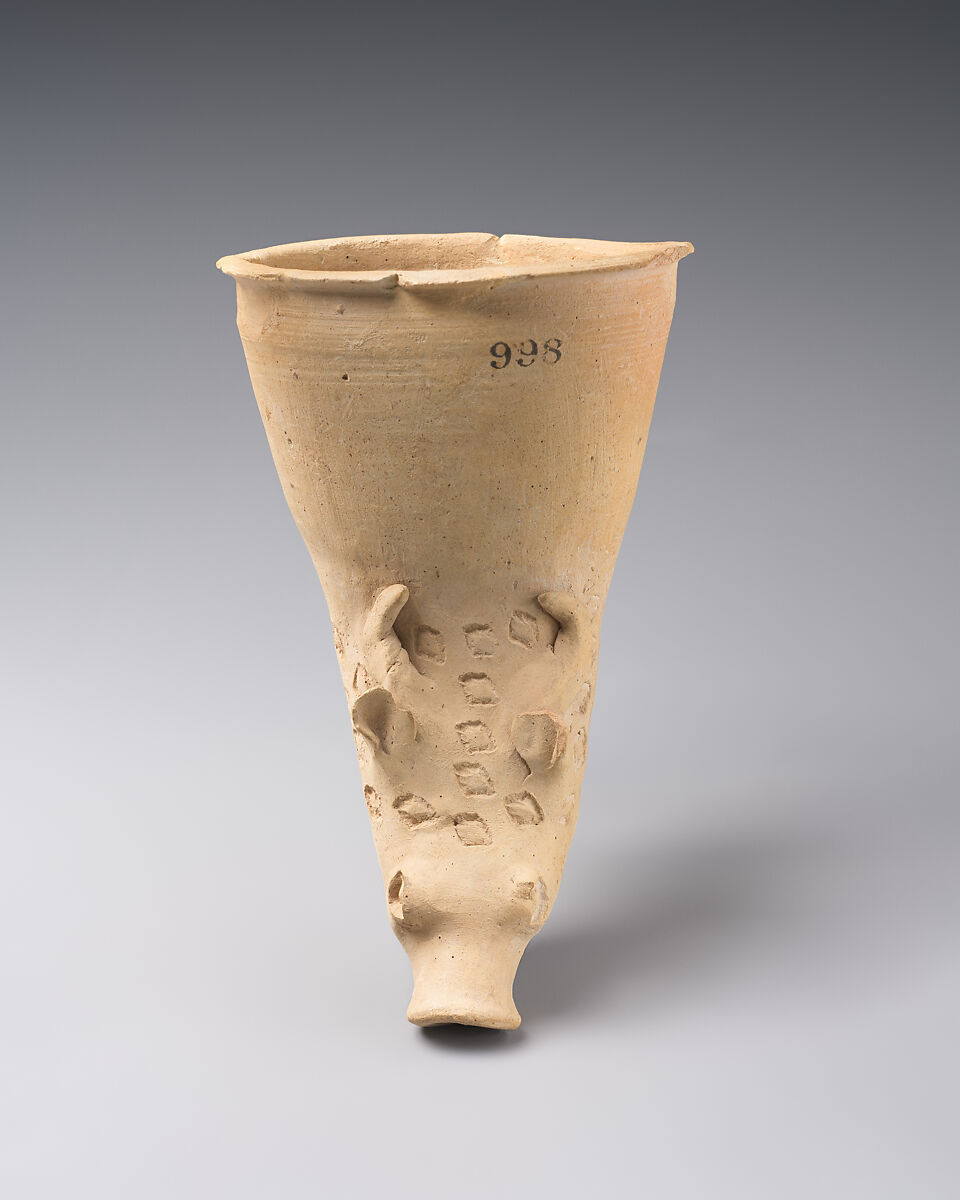 Rhyton, Terracotta, Cypriot