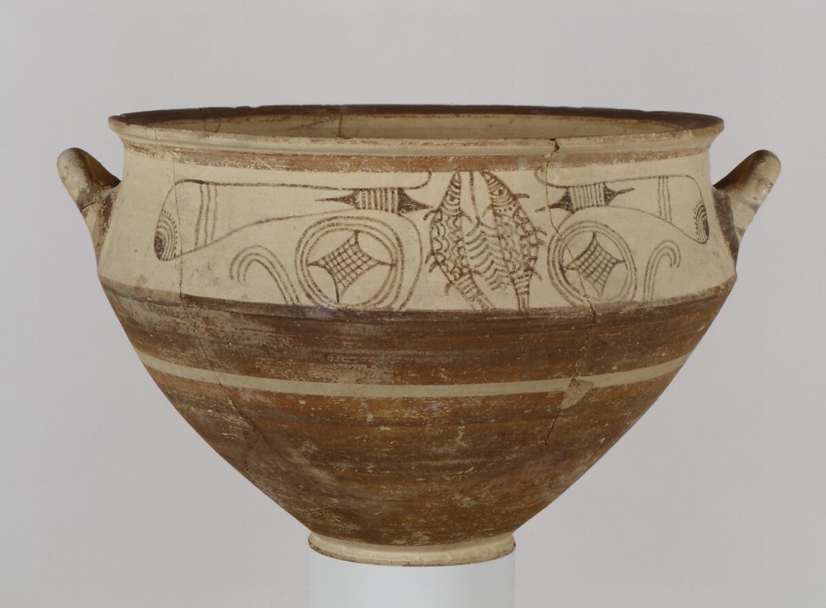 Terracotta krater, Terracotta, Cypriot 