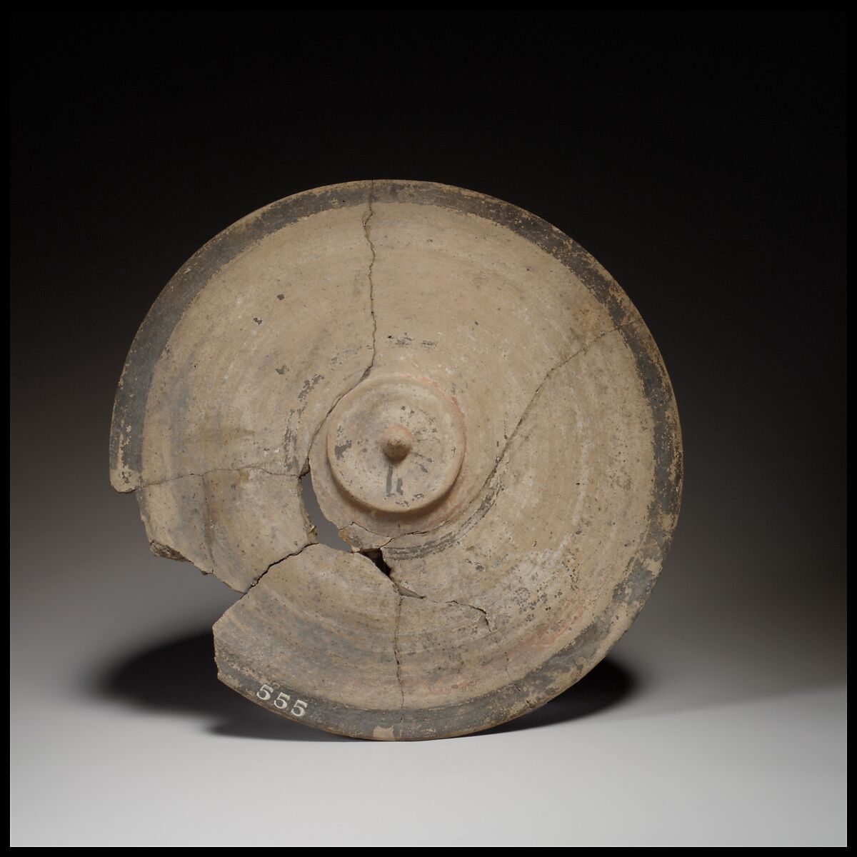 Votive shield, Terracotta, Cypriot 