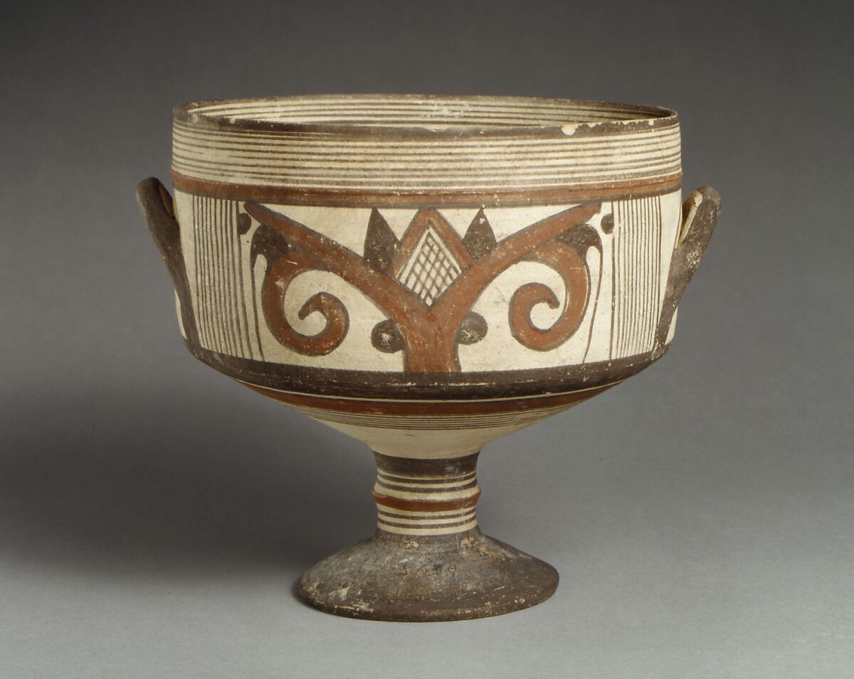 Kylix, Terracotta, Cypriot 