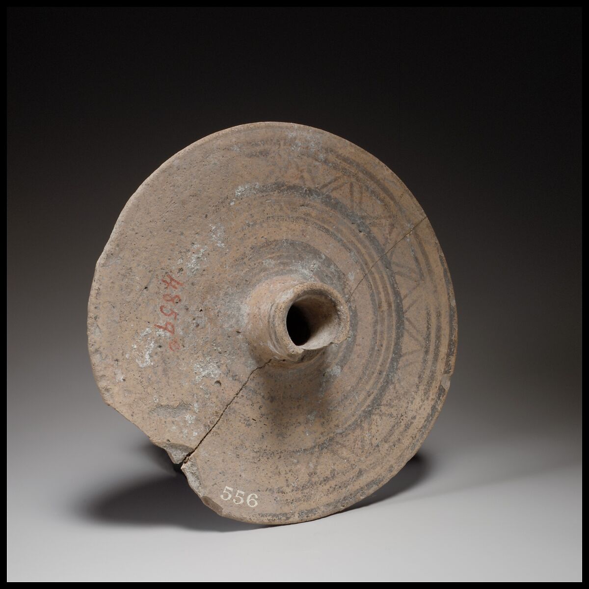 Chariot wheel, Terracotta, Cypriot 