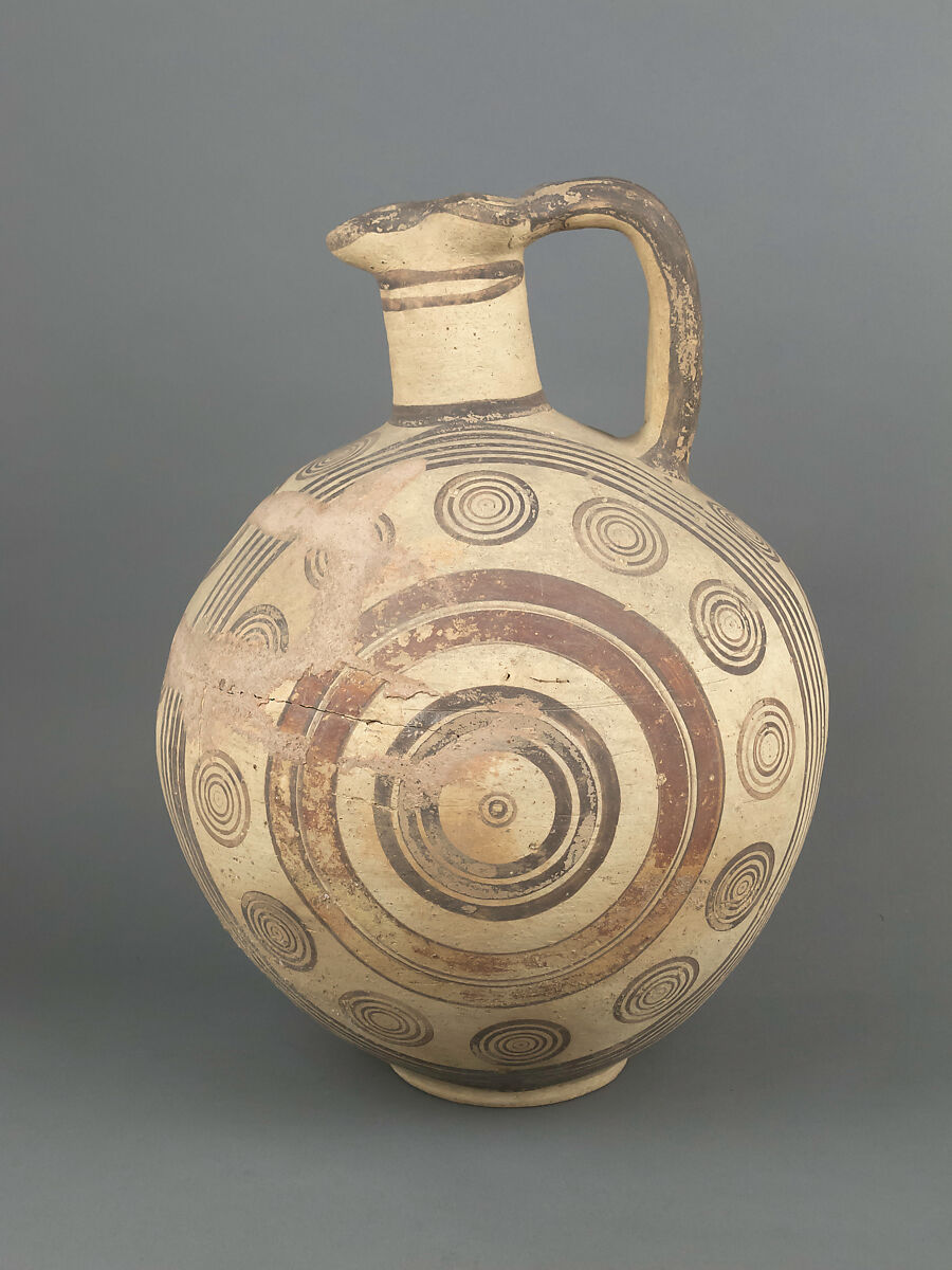 Oinochoe, Terracotta, Cypriot 