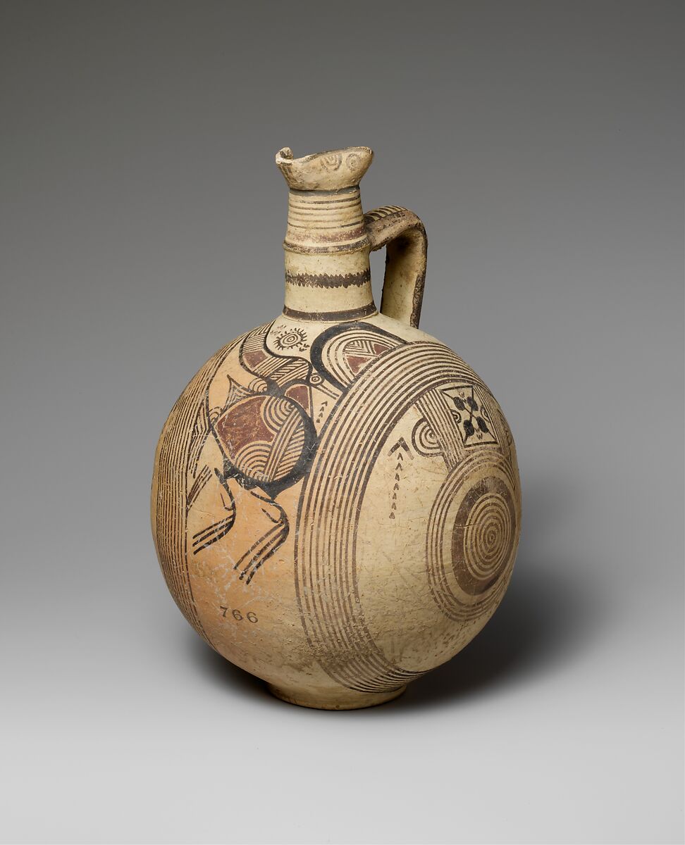 Terracotta jug, Terracotta, Cypriot 