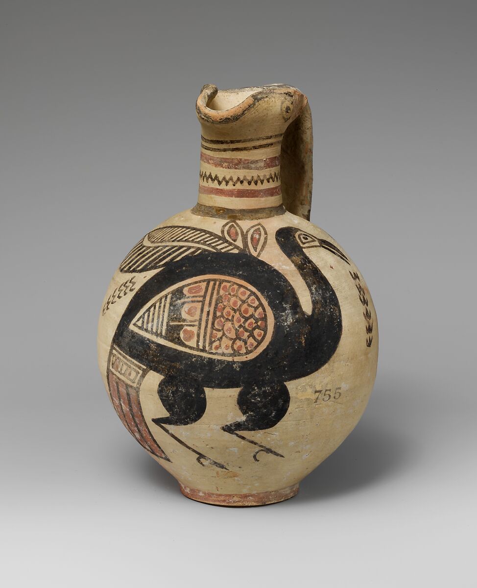 Terracotta jug, Terracotta, Cypriot 