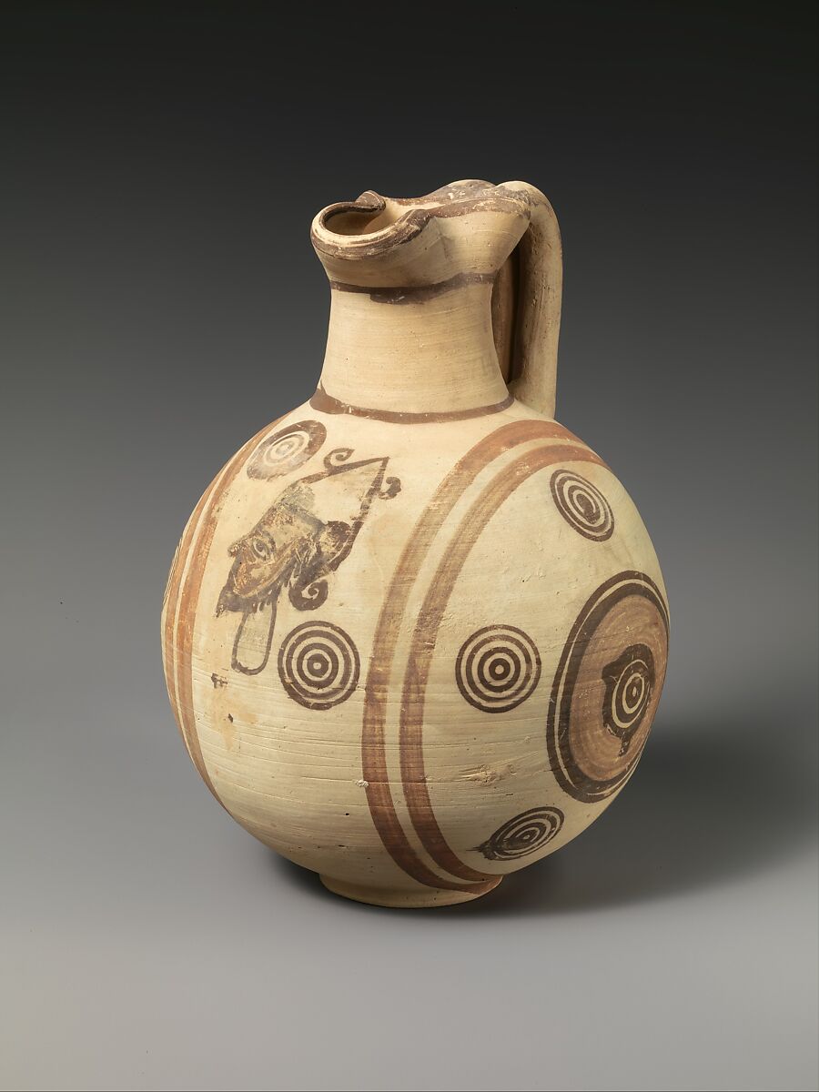 Terracotta jug, Terracotta, Cypriot 