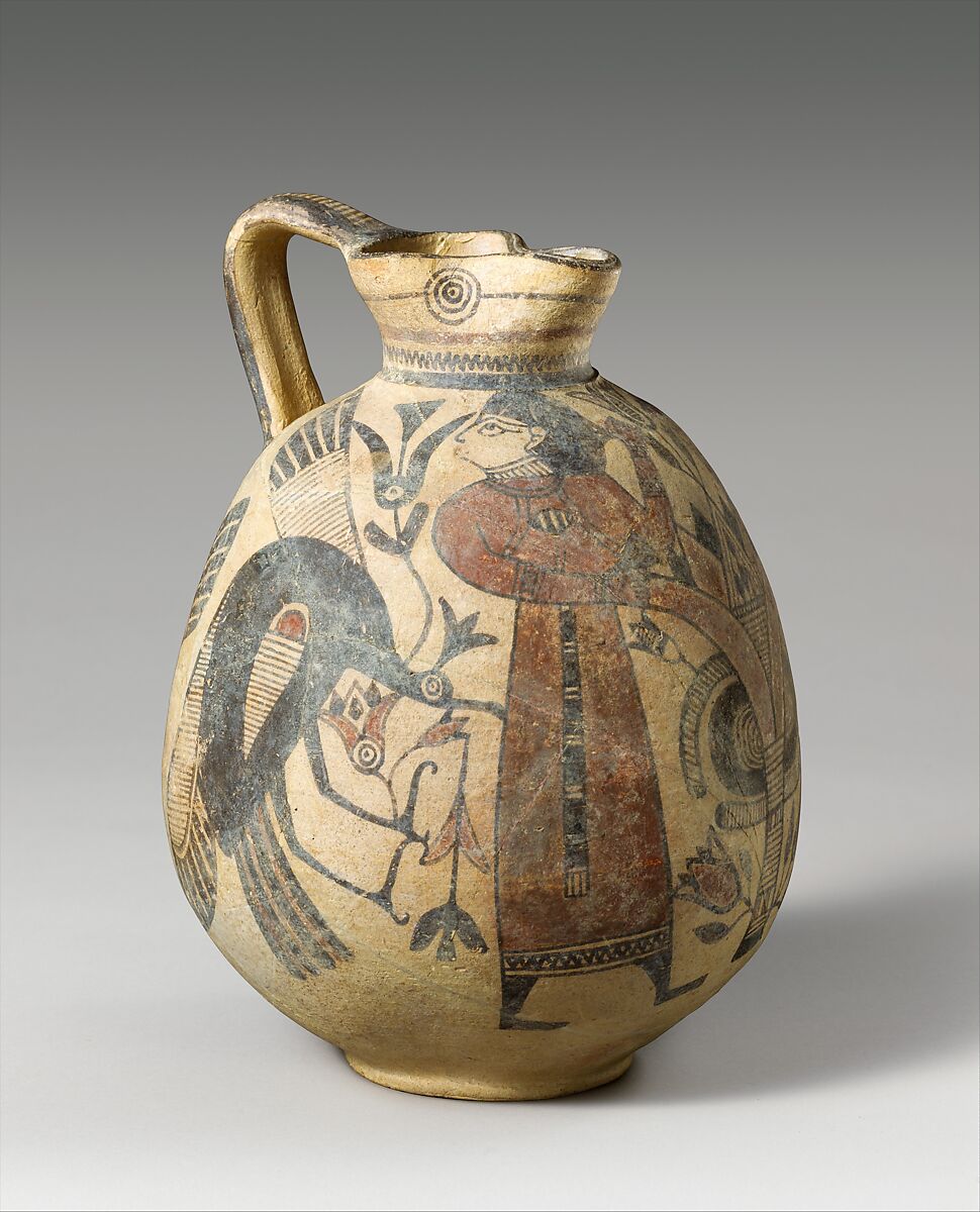 Terracotta jug, Terracotta, Cypriot