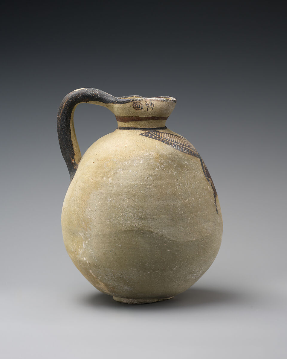 Terracotta jug, Terracotta, Cypriot