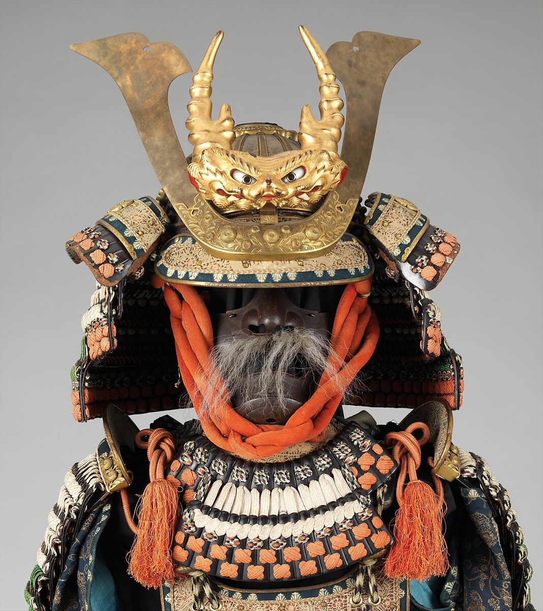 Armor (Haramaki), Iron, lacquer, leather, gilt copper, silk, hair, Japanese