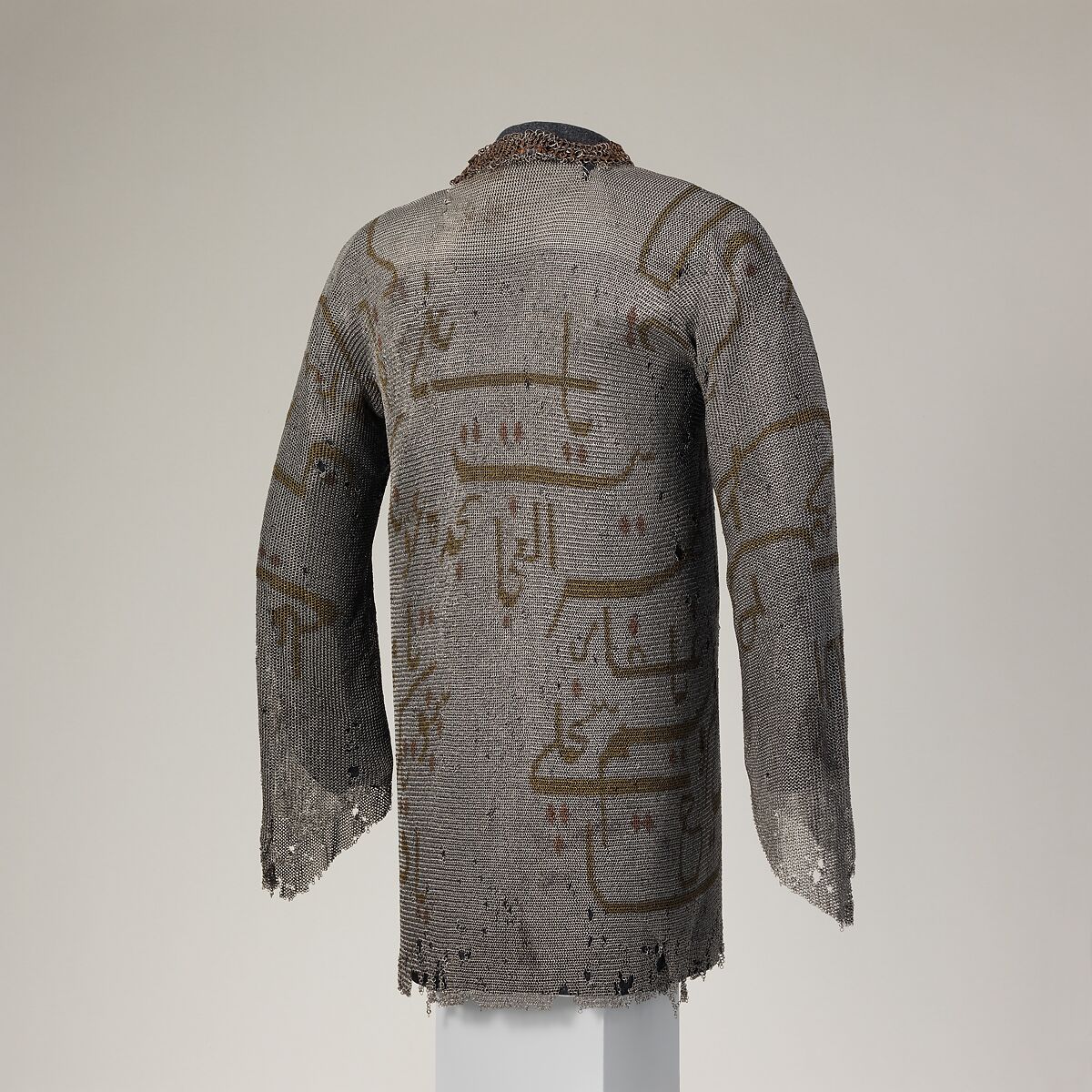 Mail Shirt, Iron, copper alloys, leather, Indian or Iranian