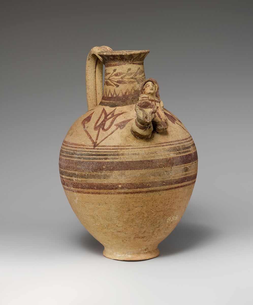 Terracotta jug, Terracotta, Cypriot 