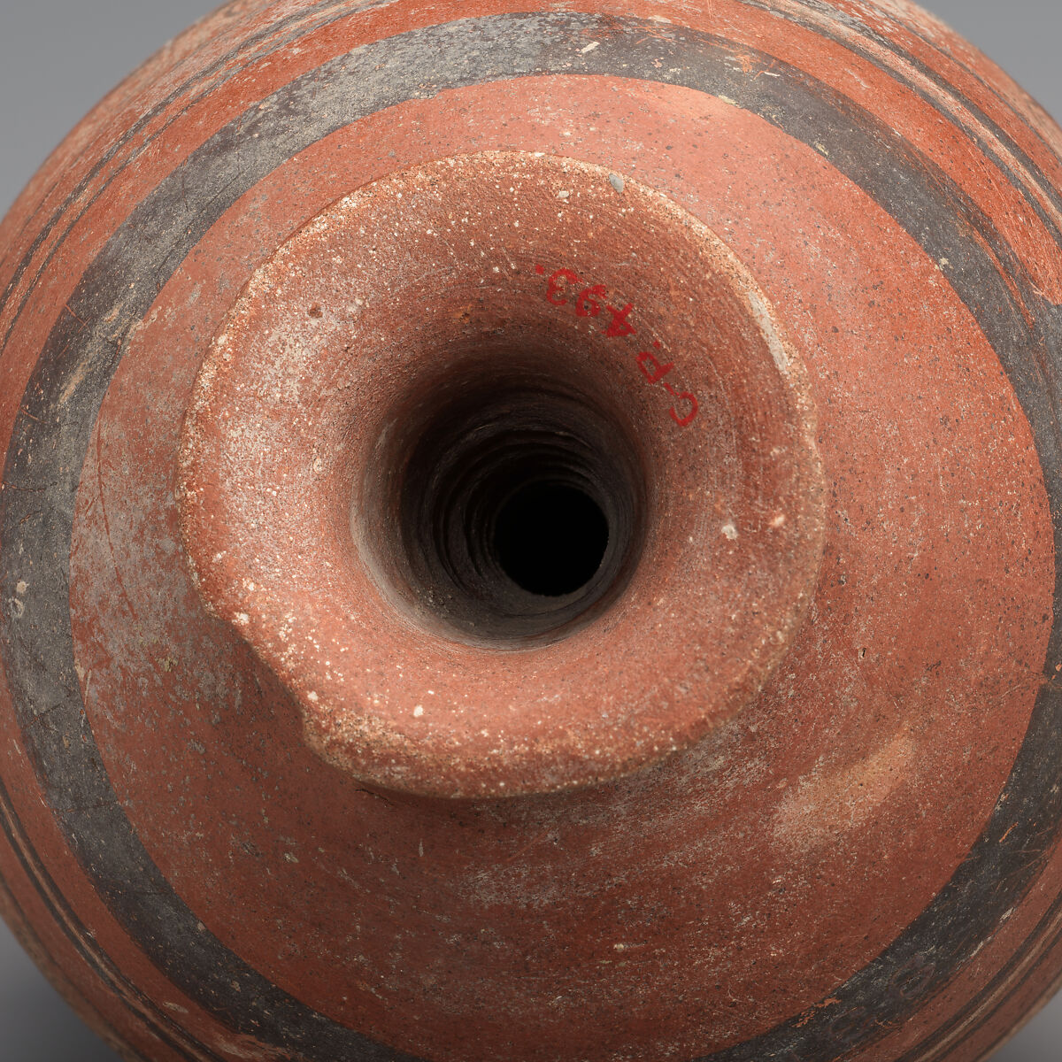 Terracotta trick vase, Terracotta, Cypriot