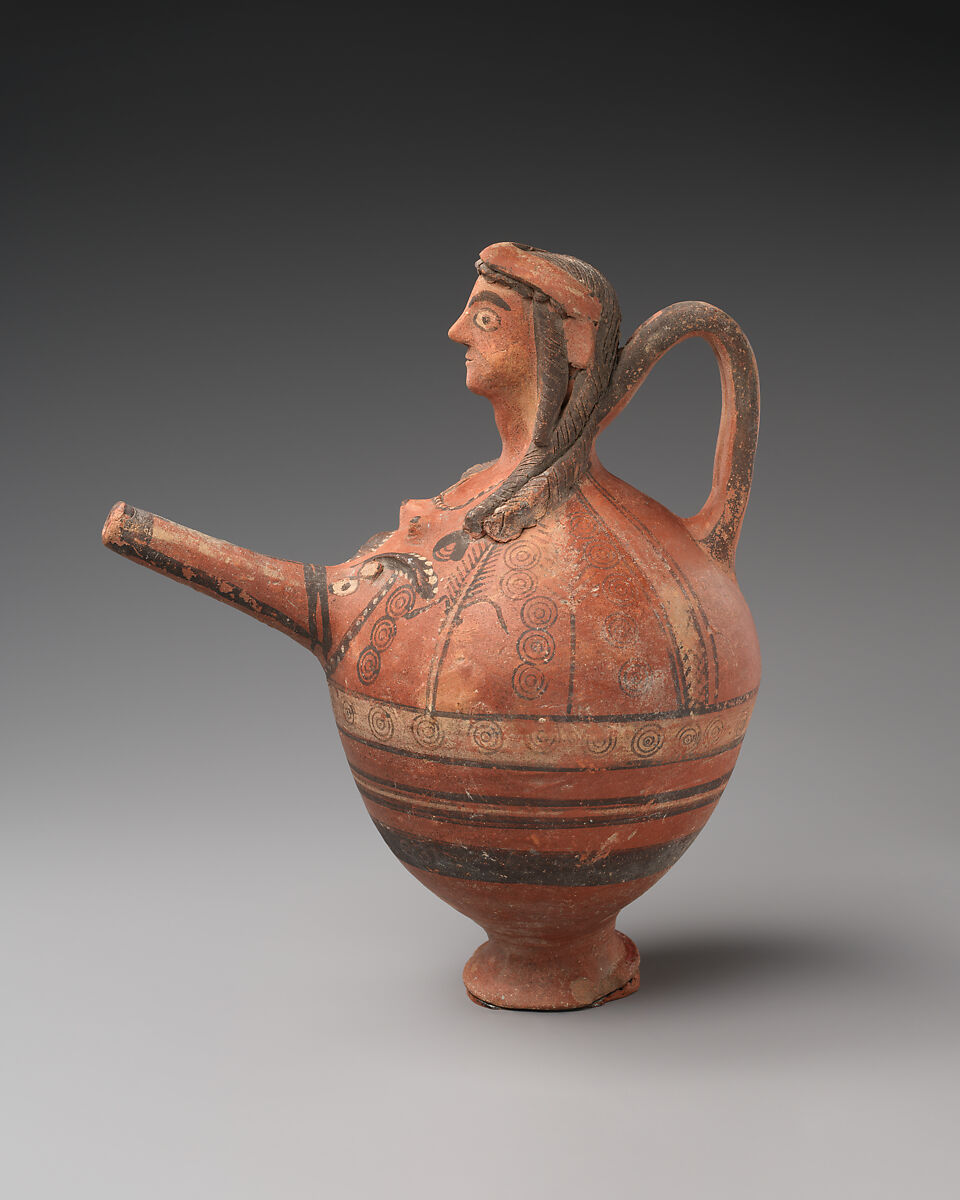 Terracotta trick vase, Terracotta, Cypriot