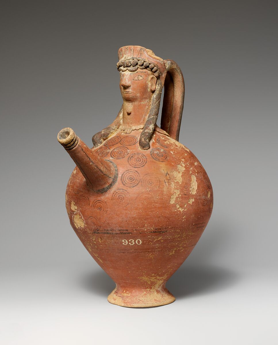 Terracotta trick vase, Terracotta, Cypriot 