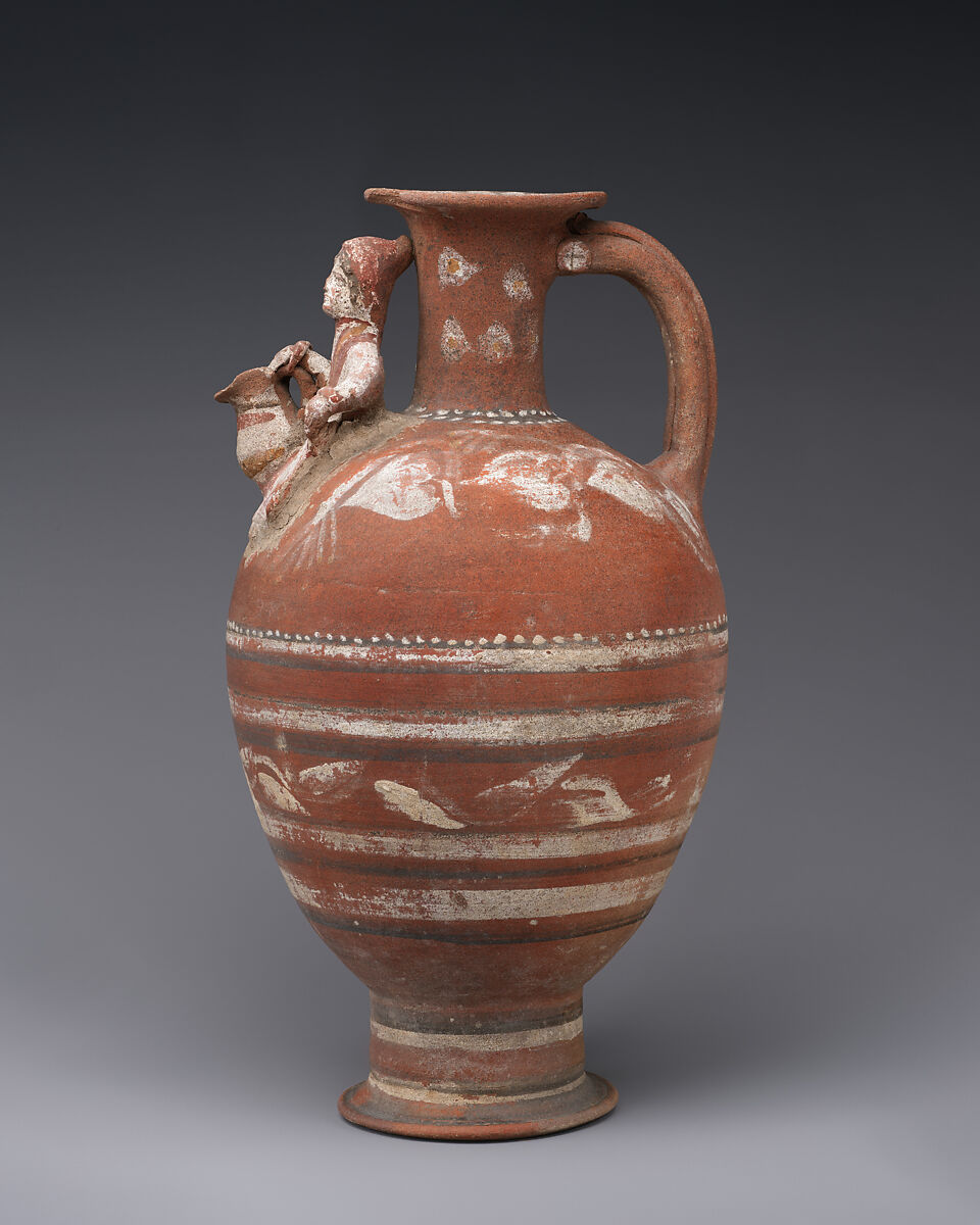 Terracotta jug, Terracotta, Cypriot
