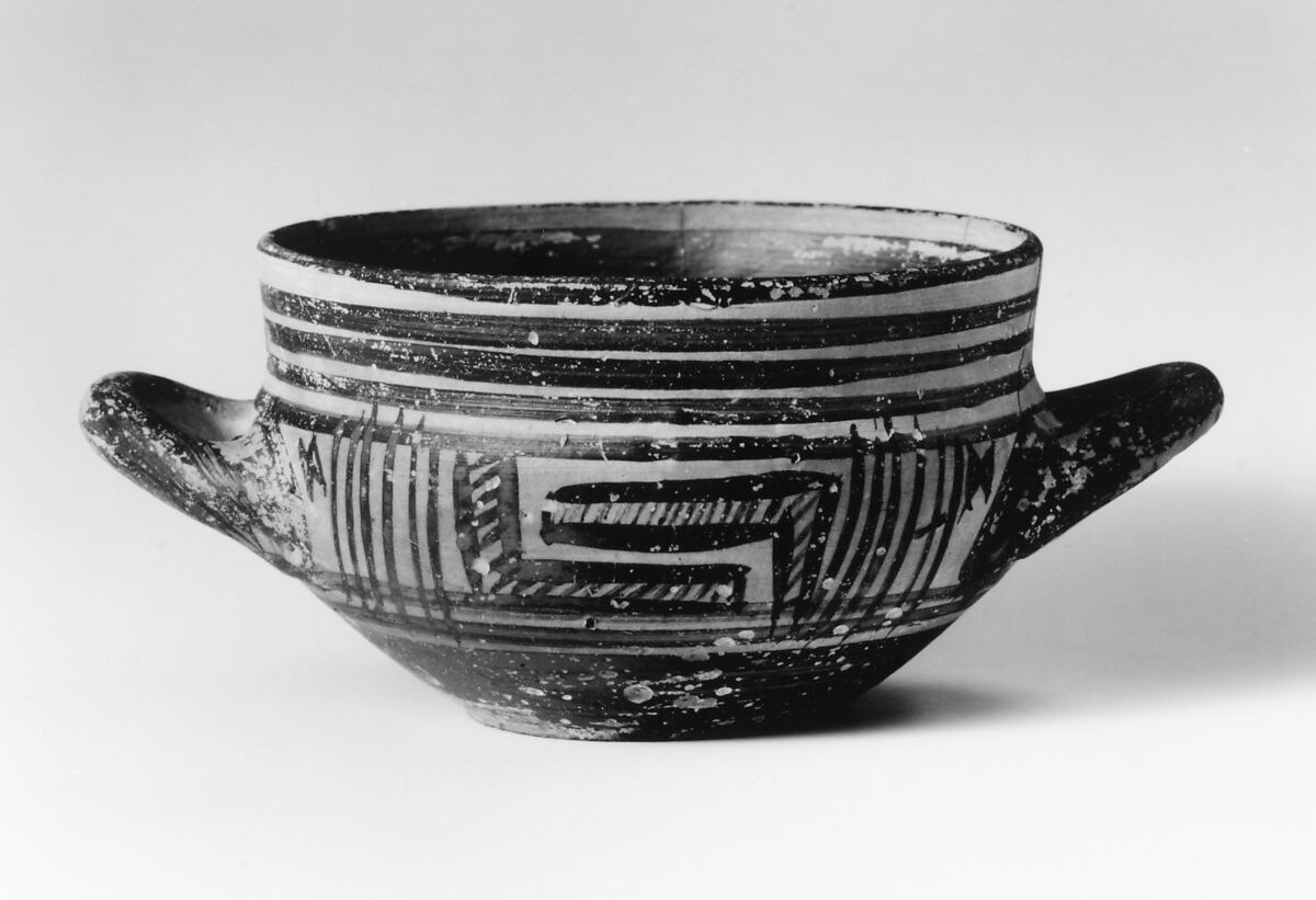 Bowl, Terracotta, Greek, Attic 