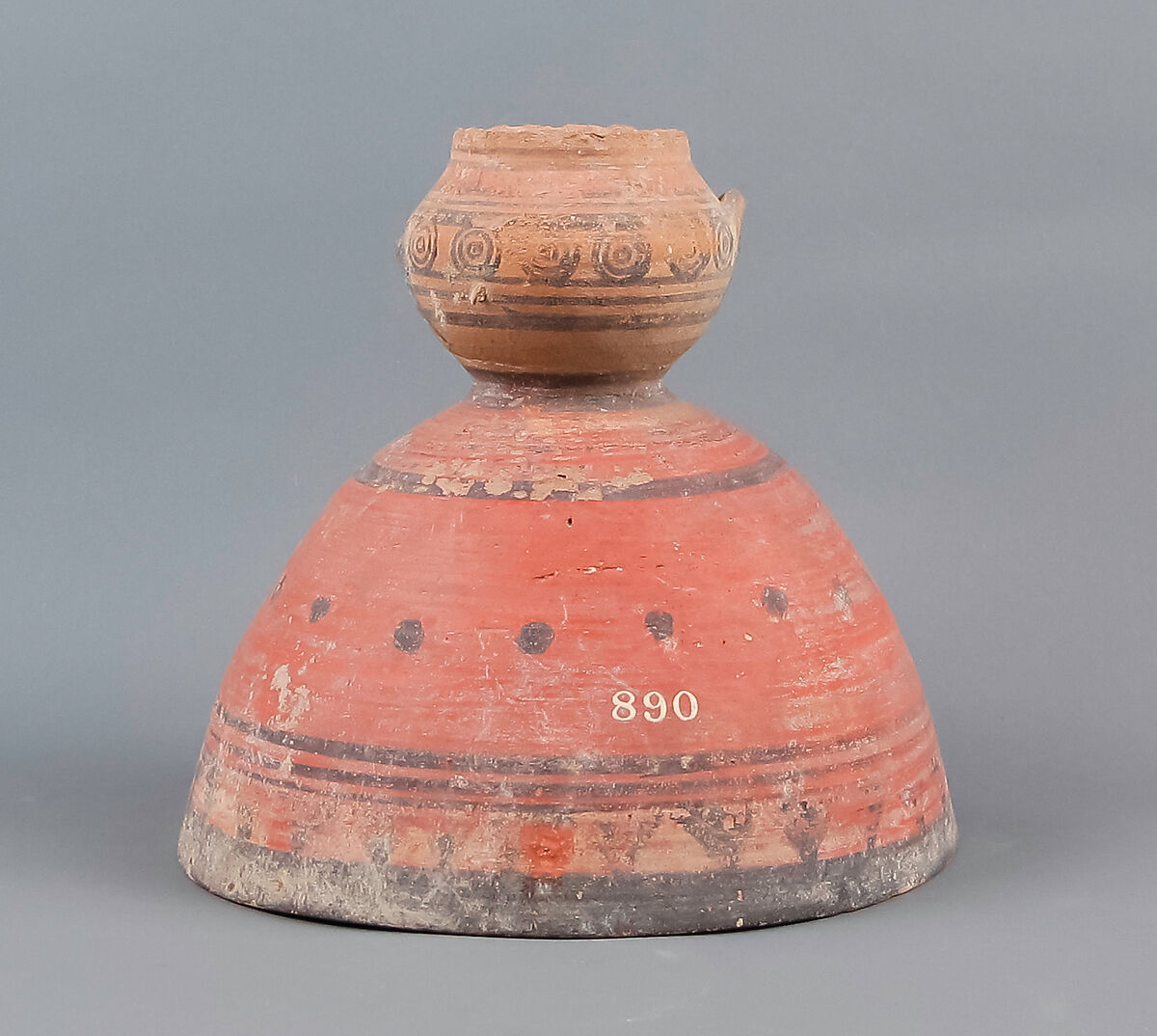 Composite lid, Terracotta, Cypriot 