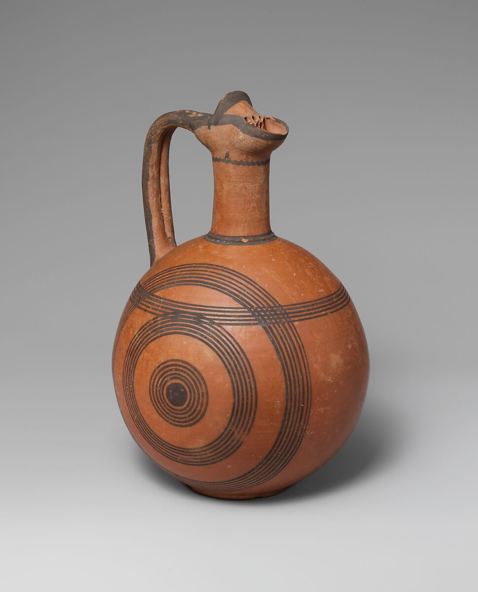 Terracotta jug, Terracotta, Cypriot 