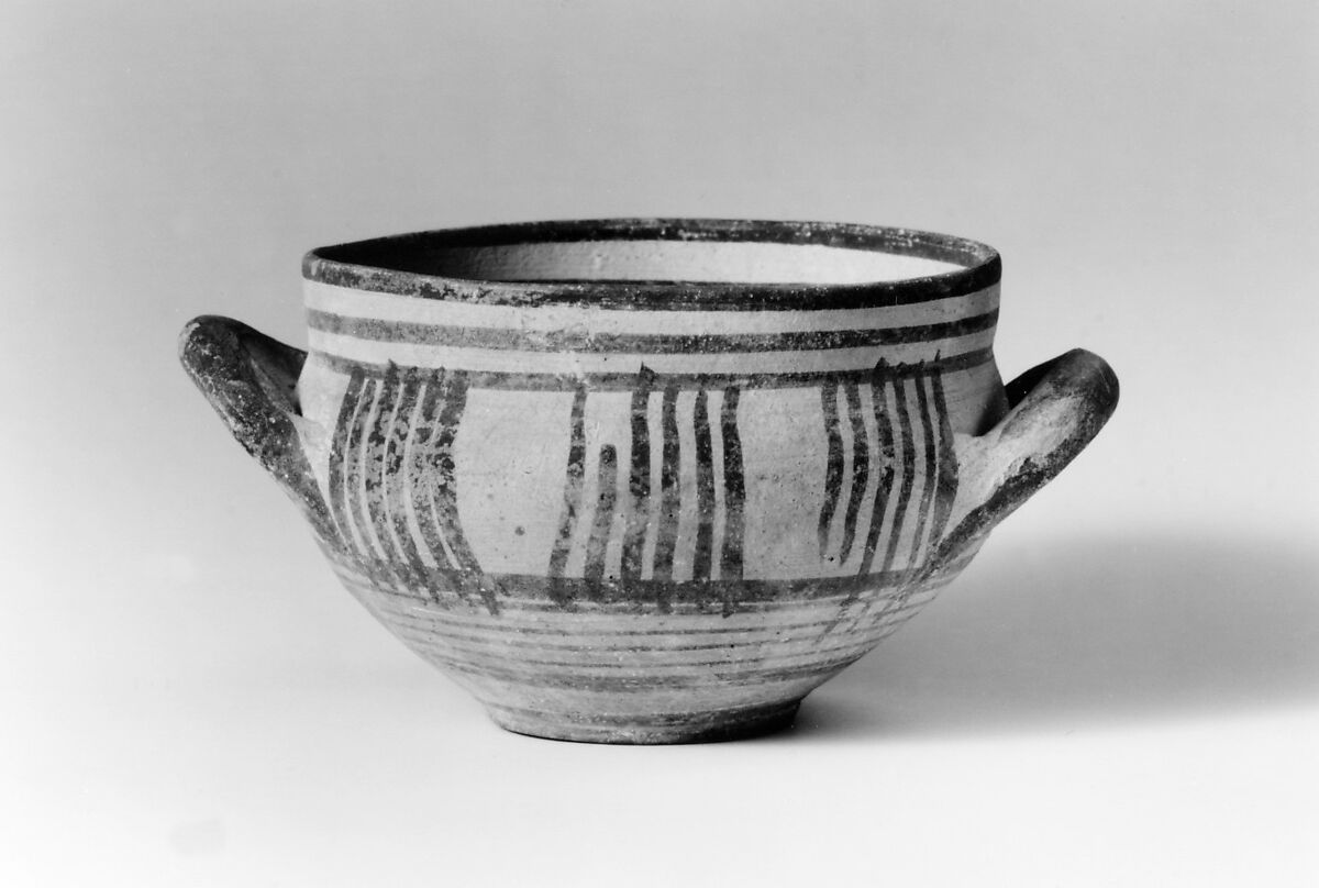 Bowl, Terracotta, Greek, Attic 