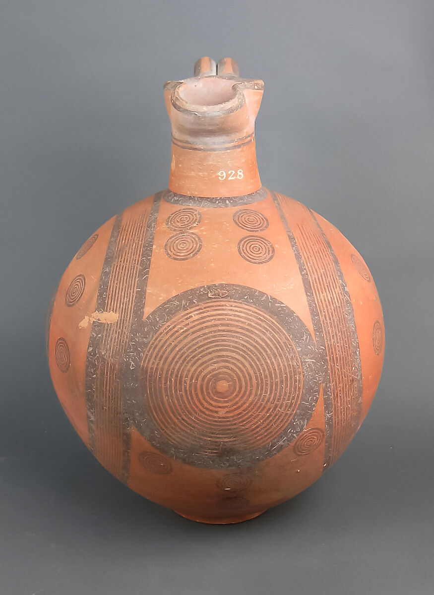Oinochoe, Terracotta, Cypriot 