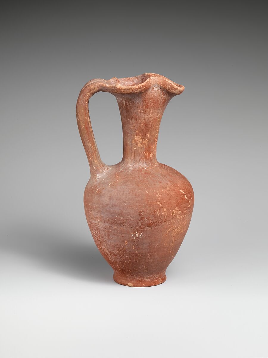 Oinochoe, Terracotta, Cypriot 