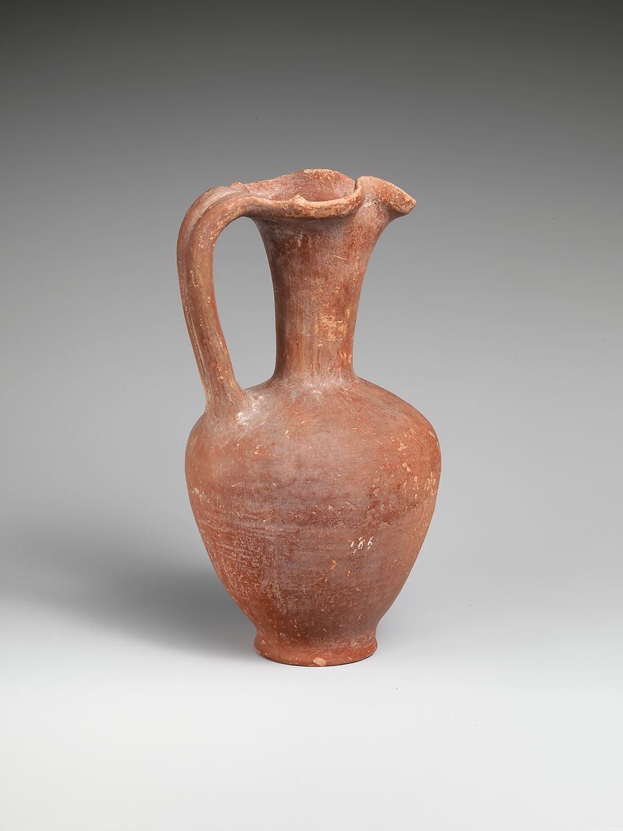 Oinochoe, Terracotta, Cypriot