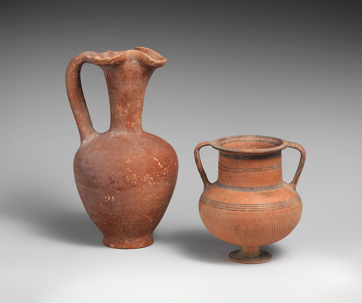 Oinochoe, Terracotta, Cypriot